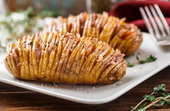 Λαχταριστές πατάτες hasselback!