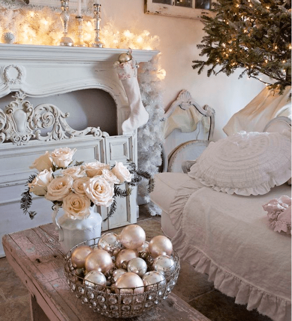 50 Παραμυθένιες Ιδέες για Shabby Chic Χριστουγεννιάτικη διακόσμηση!