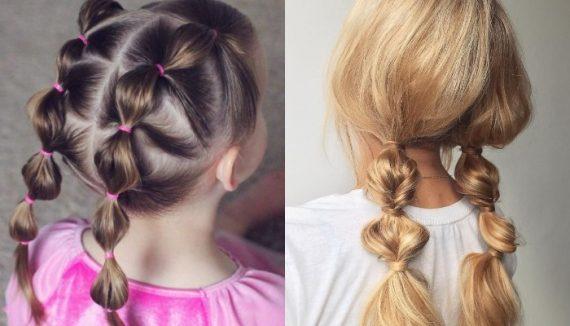 Πώς να κάνετε χαριτωμένες Bubble Braids πλεξούδες για σας και τα κοριτσάκια σας σε 5 λεπτά βήμα-βήμα!