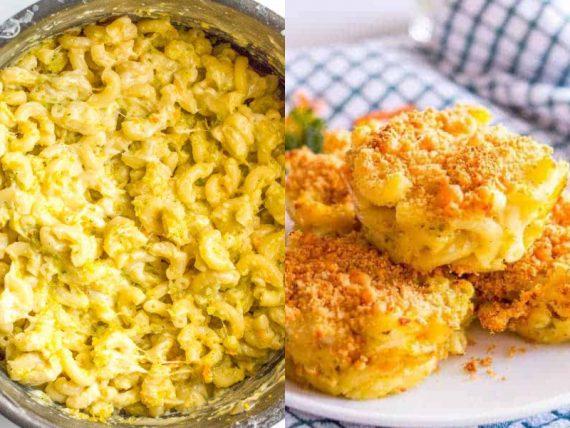 Muffins mac and cheese με λαχανικά - Συνταγή για παιδικό πάρτυ