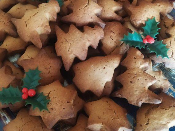 Gingerbread cookies με ζάχαρη καρύδας