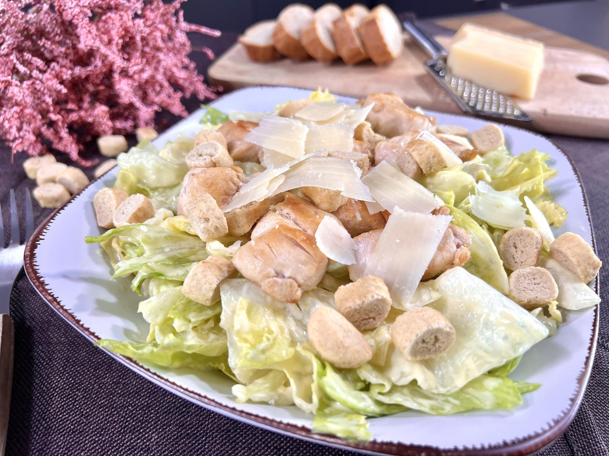 Caesar salad-σαλάτα του Καίσαρα-συνταγή-