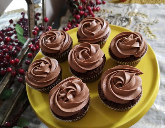 Βουτυρόκρεμα gingerbread για τα Χριστουγεννιάτικα cupcake