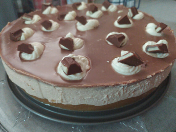 cheesecake-Kinder-συνταγή-