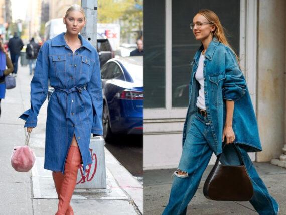 ιδέες-για-total denim looks-την-Άνοιξη 2024-