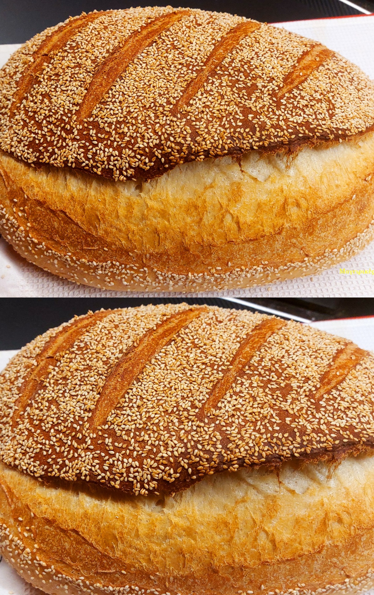 ψωμί-χωρίς φούσκωμα-χωρίς-ζύμωμα-Γιώργος Ζώλης-συνταγή-