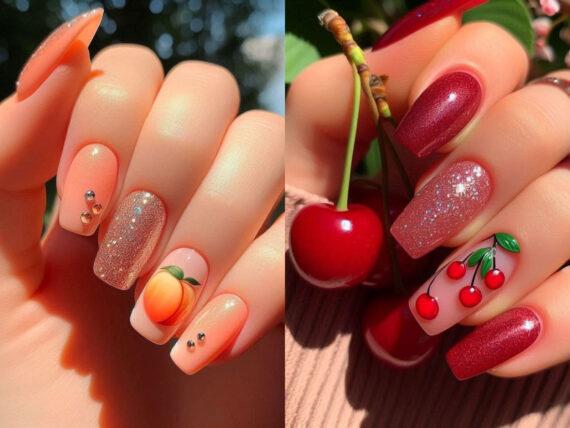 fruit-nails-το-Καλοκαίρι 2024-ιδέες-