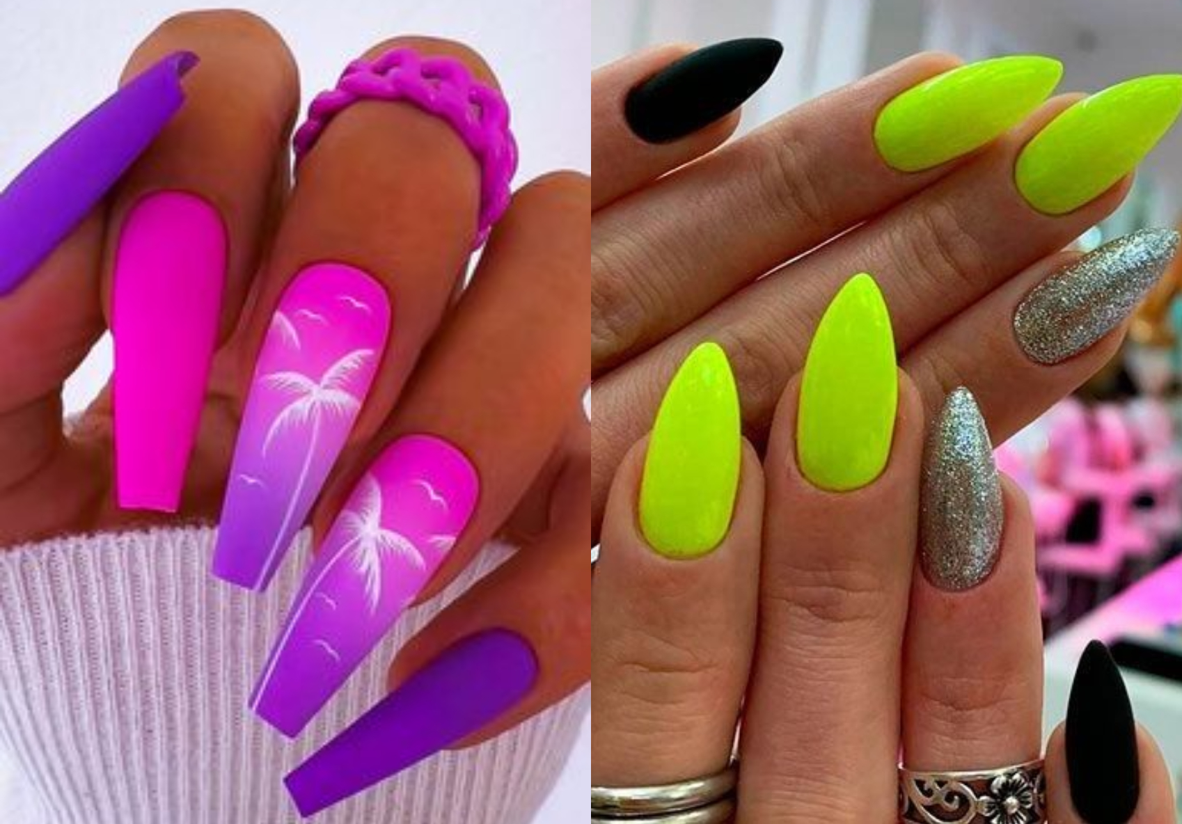 Neon nails: Ιδέες για ένα ιδιαίτερο και άκρως καλοκαιρινό μανικιούρ