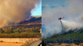 Εύβοια Φωτιά : Μάχη για δεύτερη ημέρα   –  Ολονύχτια μάχη με τις φλόγες