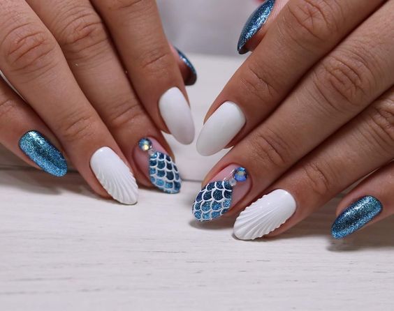 ιδέες-για-mermaid-nails-Αύγουστος 2024-