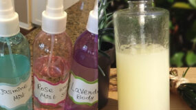 Σπιτικά-body mist-με φυσικά υλικά-diy body mist-