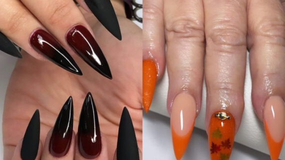 stiletto nails-τάσεις-Φθινόπωρο 2024-trend-ιδέες-