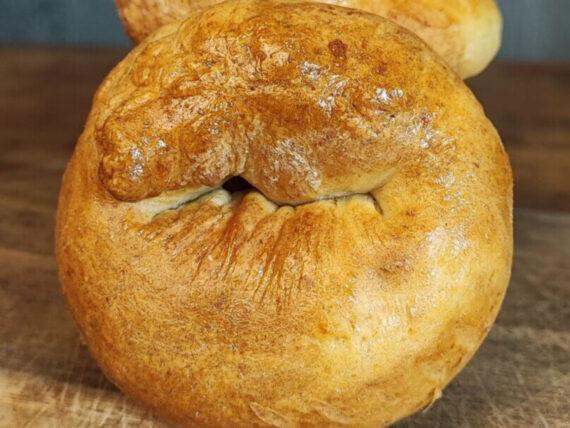 Ψωμάκια-bagels-στο airfryer-για-σχολικό κολατσιό-συνταγή-