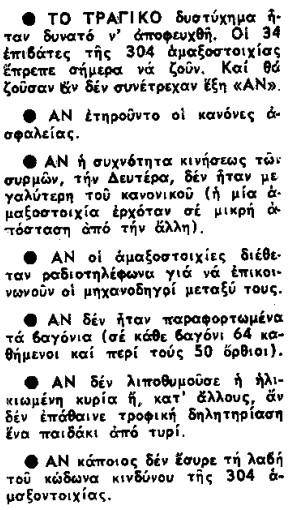 30 Σεπτεμβρίου 1968 : Το πολύνεκρο σιδηροδρομικό δυστύχημα στο Δερβένι