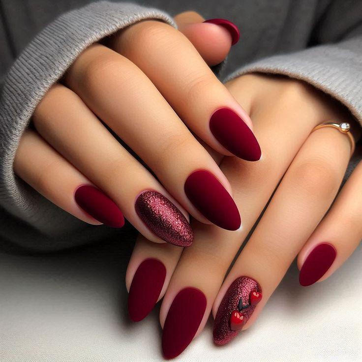 ιδέες-για-red wine nails-Φθινόπωρο-Χειμώνας 2024-2025-