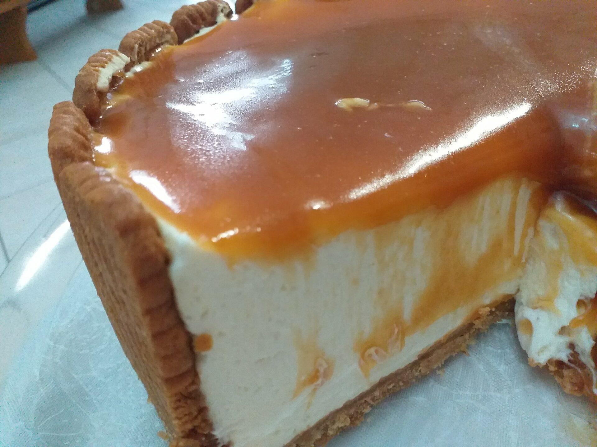 caramel cheesecake-για-το-γλυκό ψυγείου-του-Αγίου Δημητρίου-συνταγή-