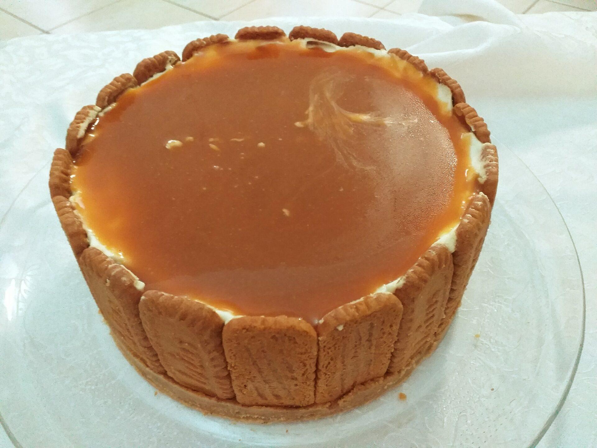 caramel cheesecake-για-το-γλυκό ψυγείου-του-Αγίου Δημητρίου-συνταγή-