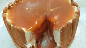 caramel cheesecake-για-το-γλυκό ψυγείου-του-Αγίου Δημητρίου-συνταγή-