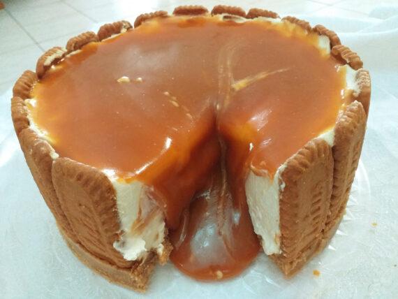 caramel cheesecake-για-το-γλυκό ψυγείου-του-Αγίου Δημητρίου-συνταγή-