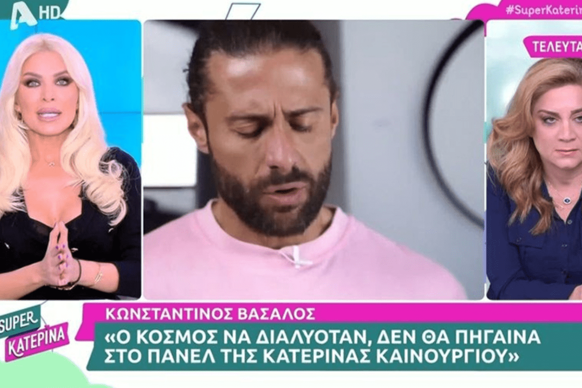 Βασάλος για Καινούργιου : «Και να πεθάνω στην Καινούργιου δε μιλάω» – Η αντίδραση της παρουσιάστριας