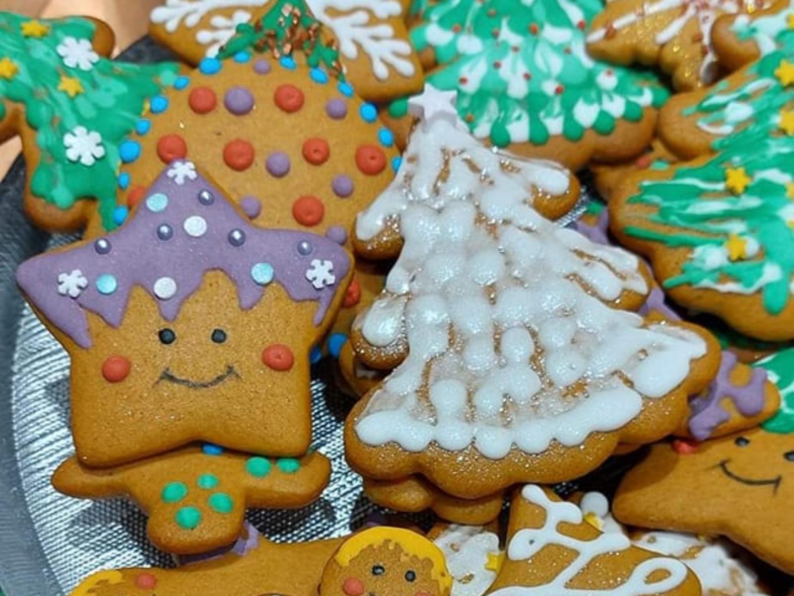 Christmas-gingerbread cookies-με γλάσο-συνταγή-