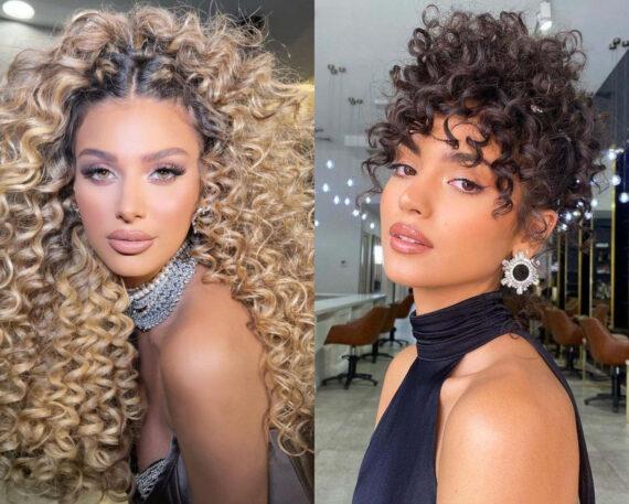 Curly Hairstyles: Ιδέες για Γιορτινά Μοντέρνα Χτενίσματα με Μπούκλες σε μακριά μαλλιά