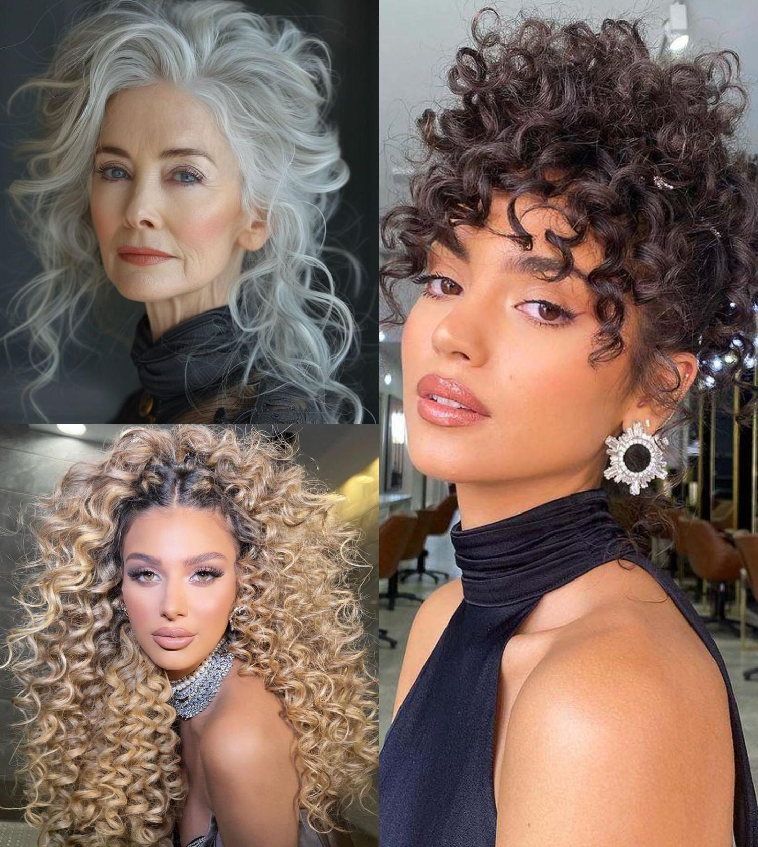 Curly Hairstyles: Ιδέες για Γιορτινά Μοντέρνα Χτενίσματα με Μπούκλες σε μακριά μαλλιά