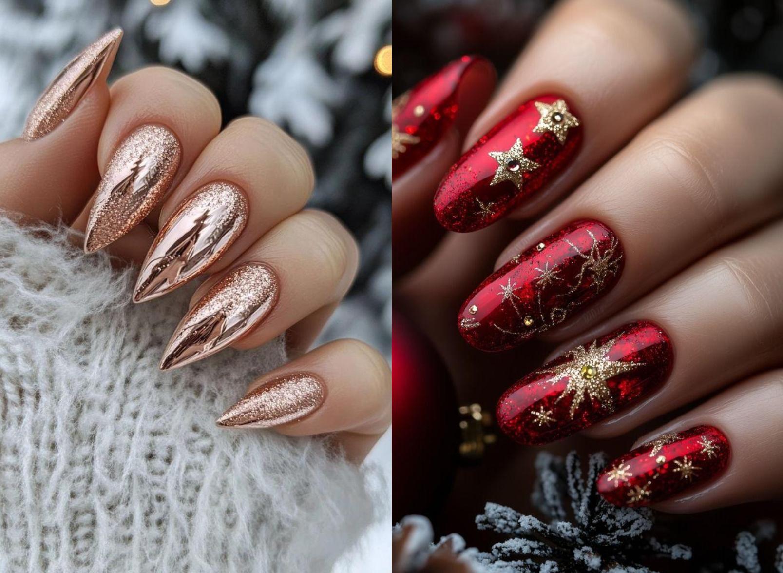 Luxury Christmas Nails: Τα Must-Have σχέδια Νυχιών για τις Γιορτές