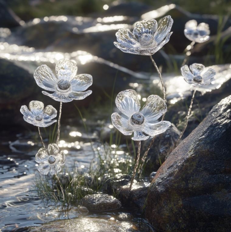 Grayi Diphylleia-το-λουλούδι-που-γίνεται-διάφανο-